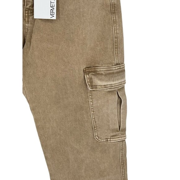 Vineyard Vines Women's Tan Cargo Jeans - Picture 5 of 16